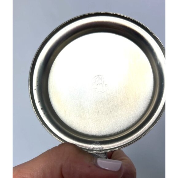 Vintage BMF German Beer Stein Pewter Lid Salt Glaze Blue Maroon Argyle Diamonds - Picture 8 of 10